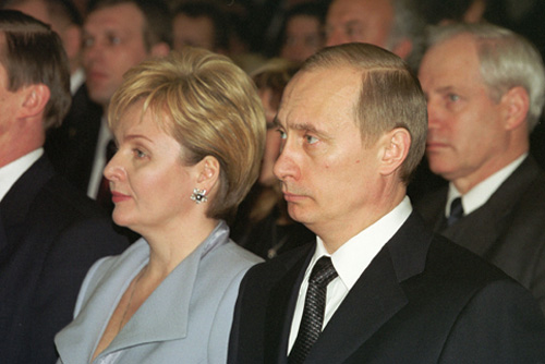 Владимир и Людмила Путины. 2002-й год