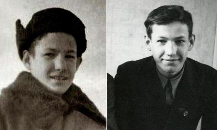 Ельцин в юности