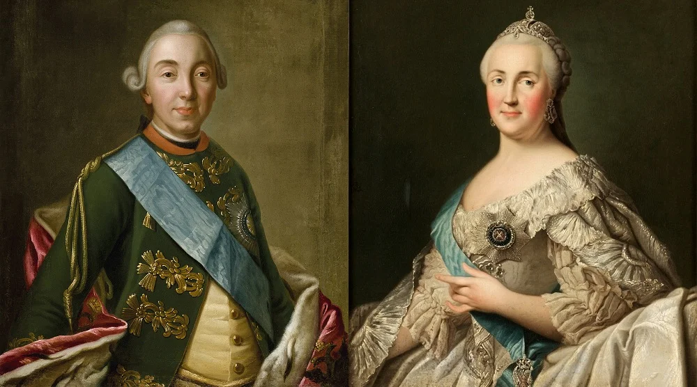 Супруга Петра III Екатерина II - немецкая принцесса, что умудрилась стать русской императрицей, одной из величайших в истории