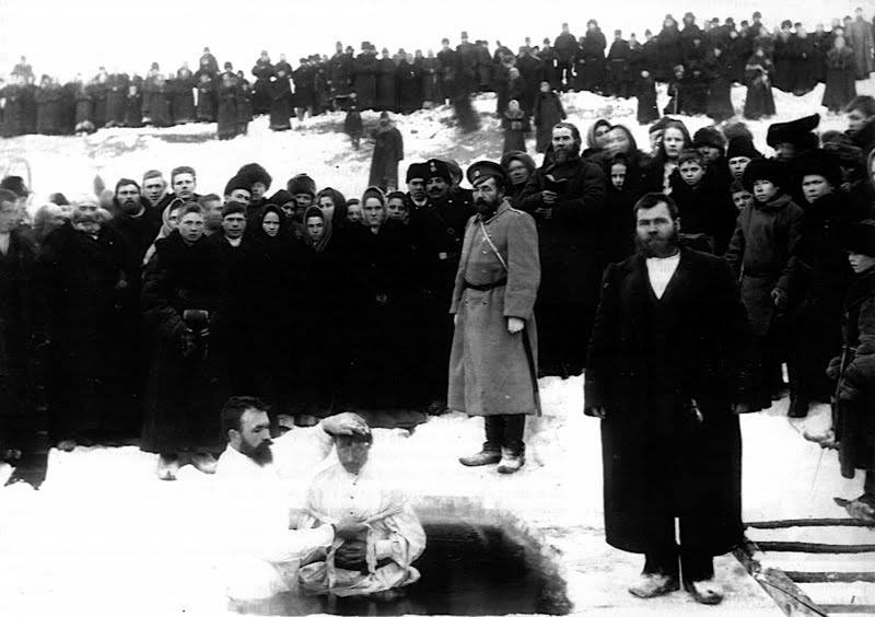 Баптистское водное крещение в Сибири. 1907-й год
